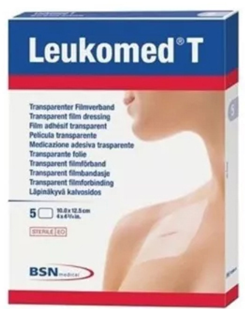 Пластир Bsn Medical Leukomed T Dressing 8 x 10 см 5 шт (4042809199659) - зображення 1