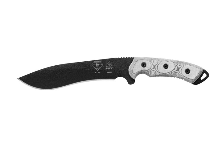 Ніж Tops Knives TOPS Knives Dart Fixed Blade Knife 5160 Steel Black 17,8 cm (DART-002) - зображення 1