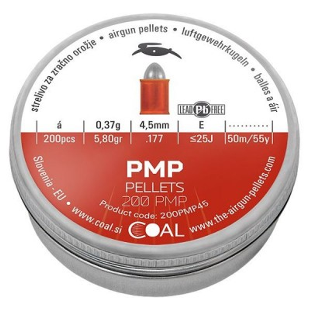 Пульки Coal PMP 4,5 мм 200 шт/уп (200PMP45) - зображення 1