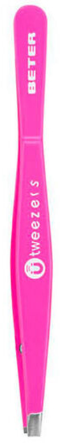 Pęseta do brwi Beter Tweezers Magnetic Straight Tip Pink (8412122091071) - obraz 1