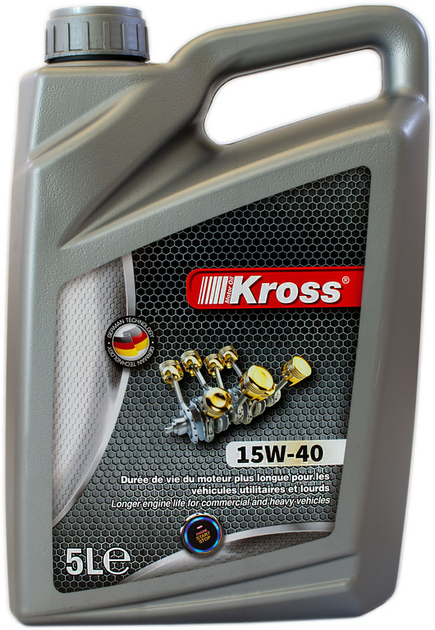 Масло 15w40 5 л Disel, API CF-4 KROSS (2000002512639) – фото, отзывы ...