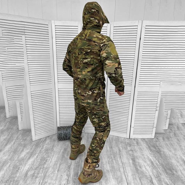 Чоловічий демісезонний Костюм G2 Куртка + Штани із Наколінниками у комплекті / Польова форма ріп-стоп мультикам розмір 3XL - зображення 2