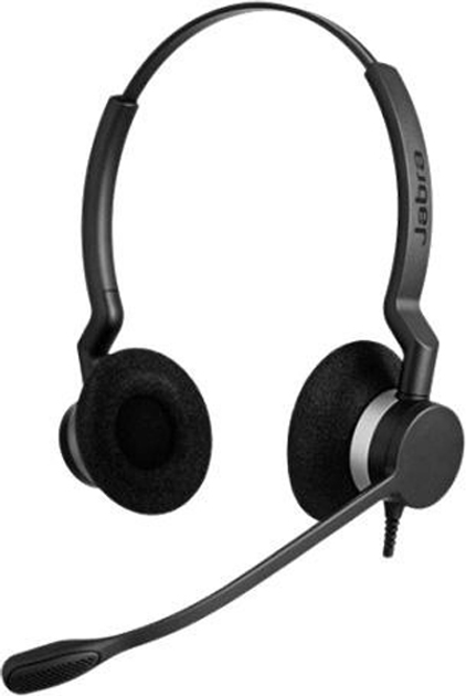 Навушники Jabra BIZ 2300 Duo 82E-STD, NC, FreeSpin Black (2309-820-104) - зображення 1