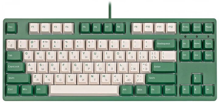 Механічна клавіатура АККО 3087 Matcha Red Bean Gateron Pink, RU, Green - зображення 2