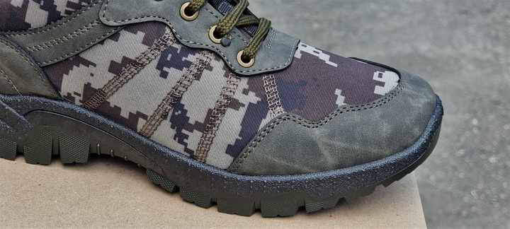 Кросівки чоловічі тактичні 44р піксель хакі камуфляж черевики Код: 2098 - зображення 2