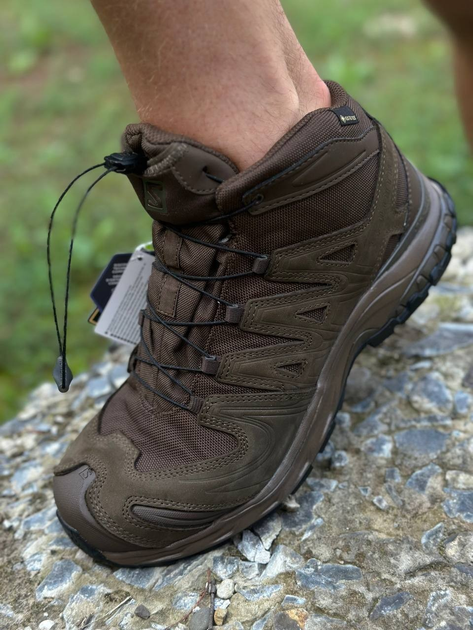 Берці тактичні Salomon XA Forces Mid GTX, колір коричневі, 46 2/3, 30 см - зображення 1