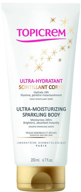 Krem do ciała Topicrem Ultra-Moisturizing Sparkling Body 200 ml (3700281702880) - obraz 1