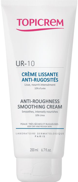 Krem do ciała Topicrem UR-10 Anti-Roughness Smoothing Cream 200 ml (3700281703290) - obraz 1