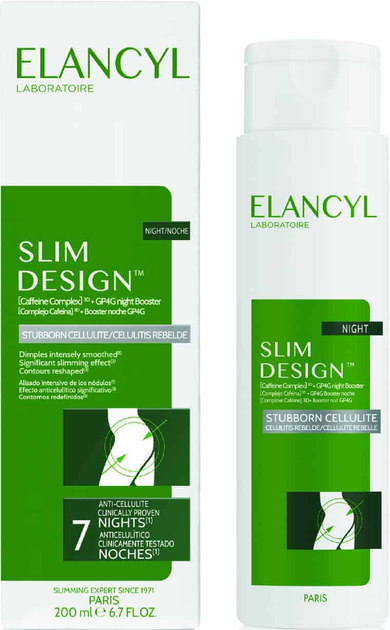 Płyn do ciała Elancyl Slim Design Anti-cellulite Cream Night 200 ml (8470001800442) - obraz 1