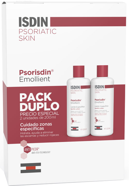 Isdin Psorisdin Emollient Daily Lotion Duplo 2 х 200 мл (8429420205826) - зображення 1