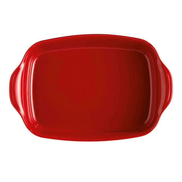 Форма для запекания прямоугольная Emile Henry Ovenware 42,5х28 см красная (349654) - Фото 2 Форма для запекания прямоугольная Emile Henry Ovenware 42,5х28 см красная (349654) - изображение 2