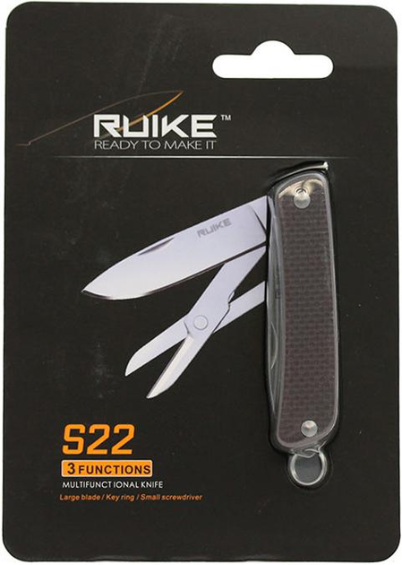 Нож складной карманный Ruike S22-N (Slip joint, 53/122 мм) - изображение 2