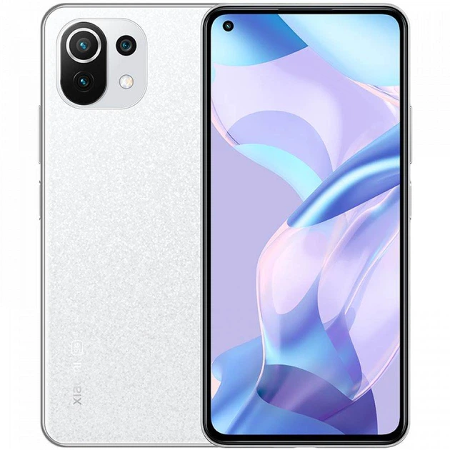 Mi 11 Lite 5G NE 8GB+128GB スノーフレークホワイト Xiaomi Mi 11 Lite 5G NE 128 GB Snowflake White (Grade C) БУ – фото