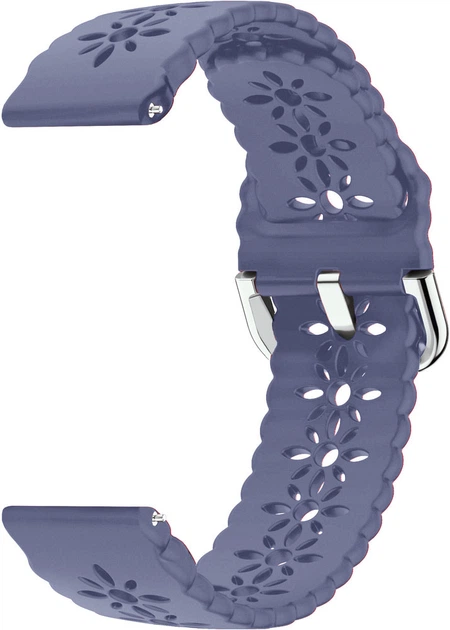 Ремешок Trase Силиконовый (20 мм) Gray Blue (28083-6D) - изображение 2