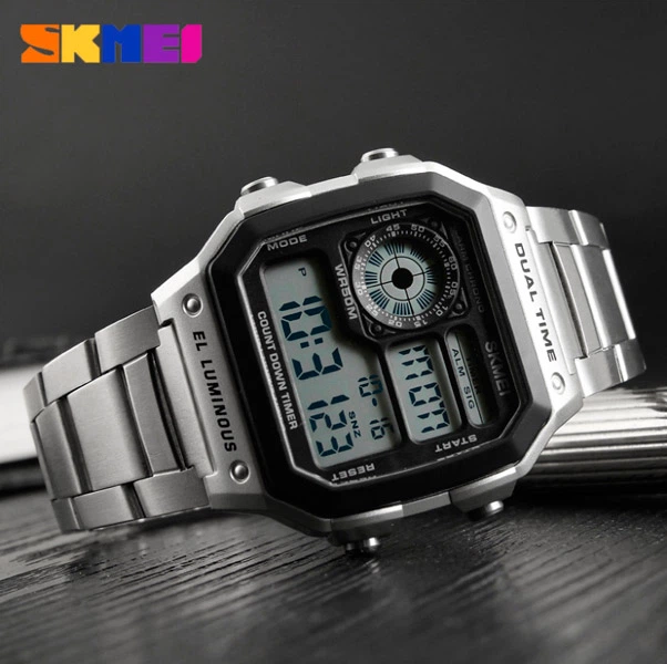 Наручные часы мужские Skmei Ripple Silver 1335S Серебристый (1540) - изображение 5