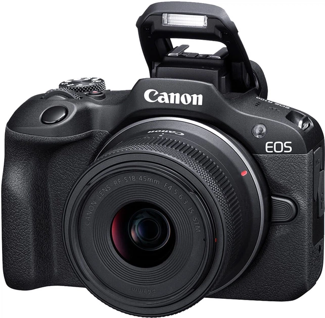 Фотоапарат Canon EOS R100 RF 18-45mm Black (6052C034) - зображення 2