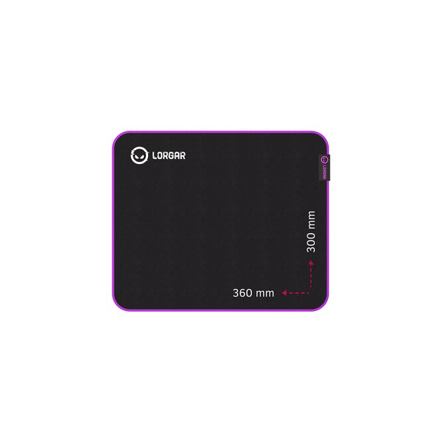 Коврик для мышки Lorgar Main 313 Black/Purple (LRG-GMP313) - изображение 1