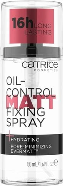 Makijaż bazowy Catrice Cosmetics Cosmetics Matt Oil-Control Fixing Spray 50 ml (4059729312525) - obraz 1