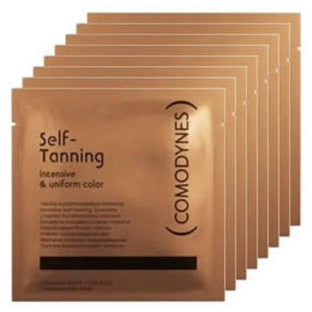 Серветки для автозасмаги Comodynes Self Tanning Intensive and Uniform Color 8 Towelettes 160 г (8428749337508) - зображення 1