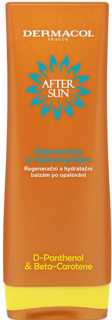 Krem po opalaniu Dermacol After Sun Regenerating & Hydrating Balm 200 ml (8595003117692) - obraz 1