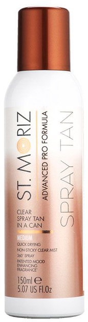 Сонцезахисний крем St. Moriz Advanced Pro Formula Gradual Spray Tan In A Can 150 мл (5060427355614) - зображення 1