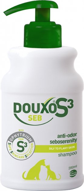 Лікувальний шампунь Ceva Douxo S3 Seb Дуксо S3 Себ для котів та собак ...