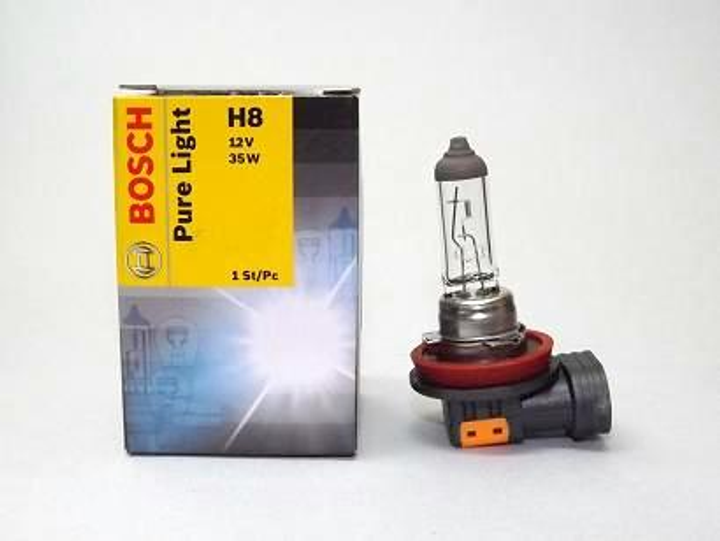 Галогеновая лампа BOSCH Pure Light H8 35W 12V PGJ19-1 (1987302081 ...