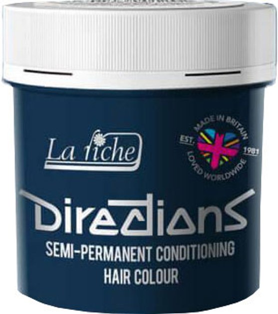 Farba kremowa bez utleniacza do włosów La Riche Directions Semi-Permanent Conditioning Hair Colour Denim Blue 88 ml (5034843000984) - obraz 1