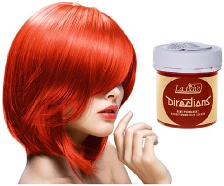 Farba kremowa bez utleniacza do włosów La Riche Directions Semi-Permanent Conditioning Hair Colour Tangerine 88 ml (5034843001349) - obraz 2