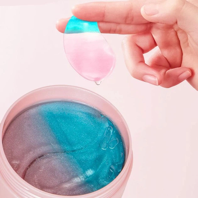 Двухцветные гидрогелевые патчи с кораловым комплексом LUOFMISS Coral Two Colour - изображение 2