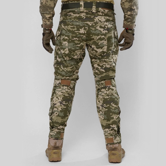 Тактические штурмовые штаны UATAC Gen 5.2 L Пиксель Pixel с наколенниками (Omni-Heat) - изображение 2