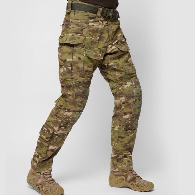 Тактические штурмовые штаны UATAC Gen 5.2 M Мультикам Дуб с наколенниками - изображение 1
