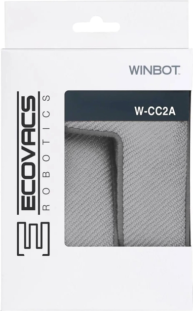 Zestaw ściereczek z mikrofibry Ecovacs do robota automatycznego Cleaning Pads for WINBOT X 2 szt (W-CC2A) - obraz 2