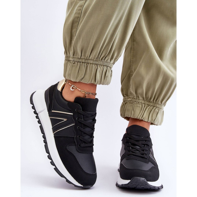 Sneakersy damskie Kabama 39 Czarne (5905677651393) - obraz 4