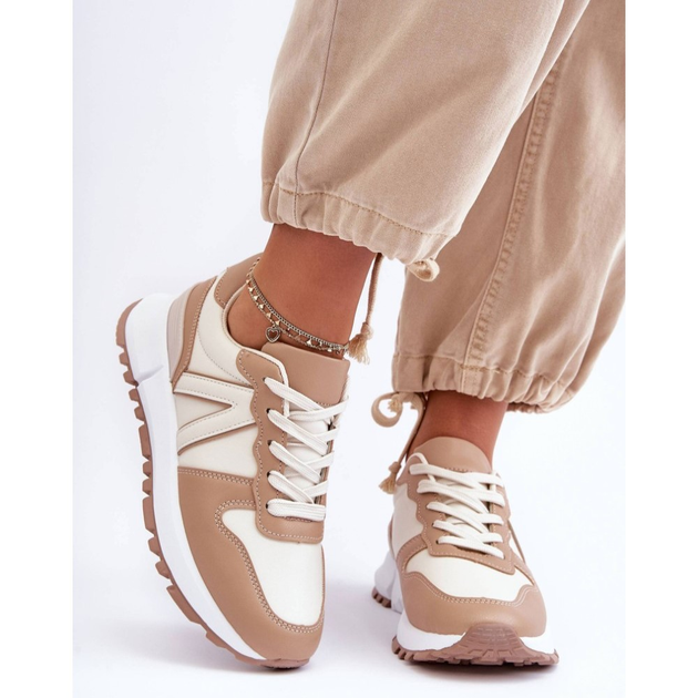 Sneakersy damskie Kabama 38 Beżowe (5905677649505) - obraz 4