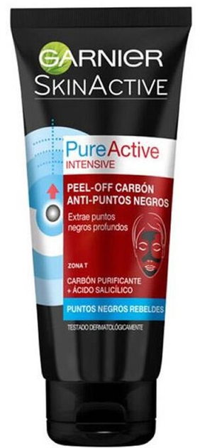 Маска для обличчя Garnier Pure Active Intensive Carbon проти чорних цяток 50 мл (3600542168601) - зображення 1