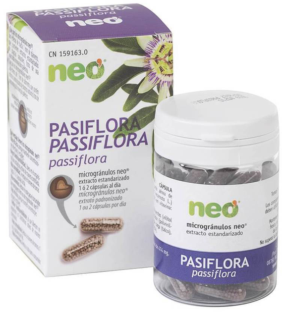 Suplement diety Neovital Pasiflora Neo Kapsułki 45 szt (8436036590079) - obraz 1