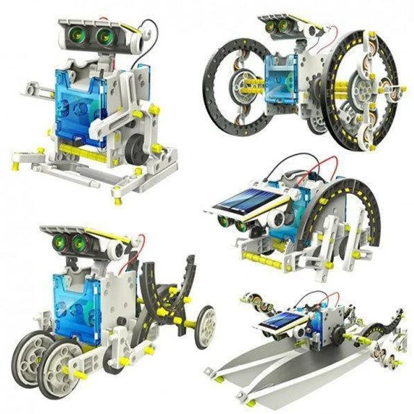 Робот-конструктор на сонячній батареї Educational Solar Robot 13в1 (2_005660) - Фото 3 Робот-конструктор на сонячній батареї Educational Solar Robot 13в1 (2_005660) - зображення 3