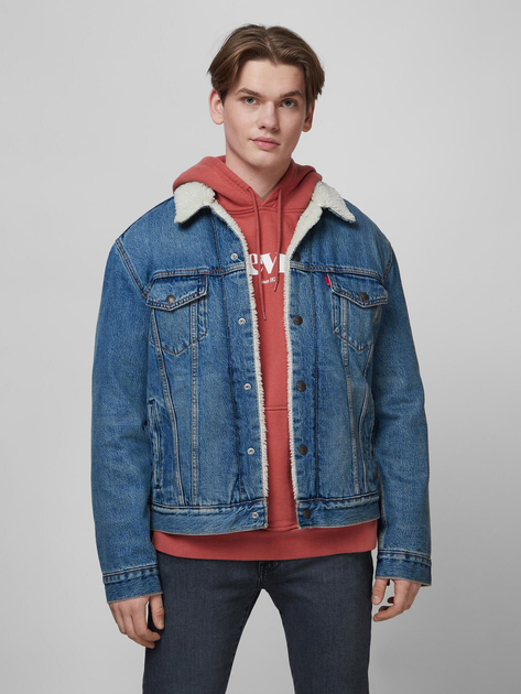Джинсовая куртка Levi's Sherpa 16365-0128 L Fable Sherpa Truckr ...