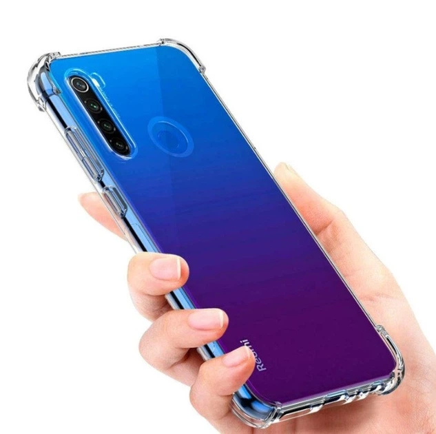 Протиударний прозорий чохол для Xiaomi Redmi Note 8 - зображення 2
