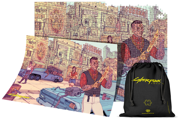 Puzzle Good Loot Cyberpunk 2077 Valentinos 1500 elementów (5908305231141) - obraz 7