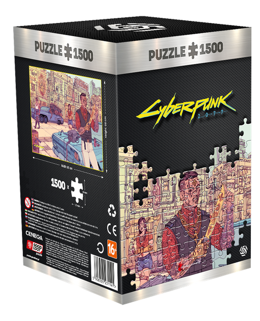 Puzzle Good Loot Cyberpunk 2077 Valentinos 1500 elementów (5908305231141) - obraz 3