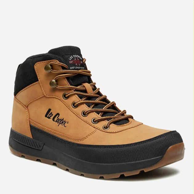 Zimowe buty trekkingowe męskie niskie Lee Cooper LCJ-23-31-3047M 40 26 cm Brązowe (5904292137602) - obraz 2