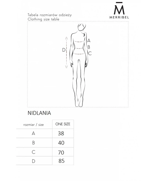 Sukienka damska letnia Merribel Nidlania One size Coffee (5907621630614) - obraz 6