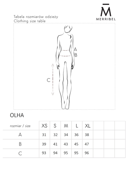 Джинси Skinny жіночі Merribel Olha S Світло-сині (5907621631284) - зображення 5