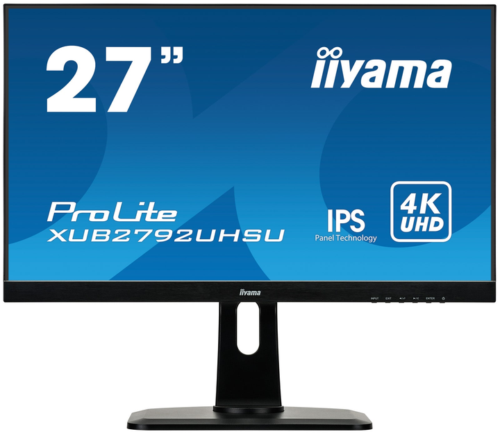 Монитор ЖК 27" Iiyama XUB2792UHSU-B1 IPS 3840х2160 60Гц DVI/DisplayPort ...