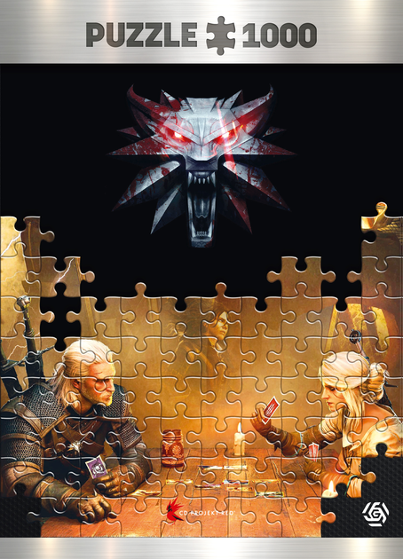 Puzzle Good Loot Wiedźmin Playing Gwent 1000 elementów (5908305231448) - obraz 1