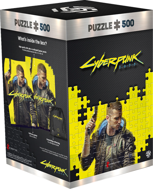 Пазли Good Loot Cyberpunk 2077 Male V 500 елементів (5908305231462) - зображення 3