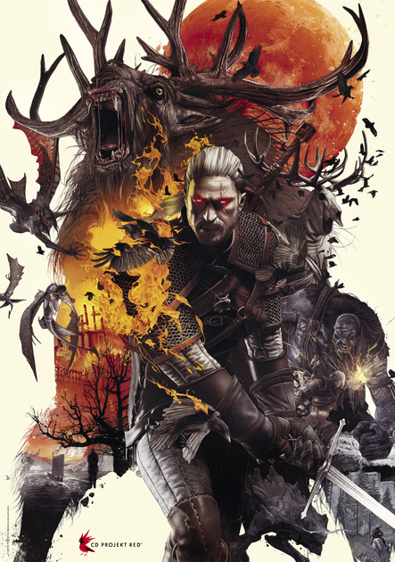 Пазли Good Loot Wiedźmin Monsters 1000 елементів (5908305231936) - зображення 5