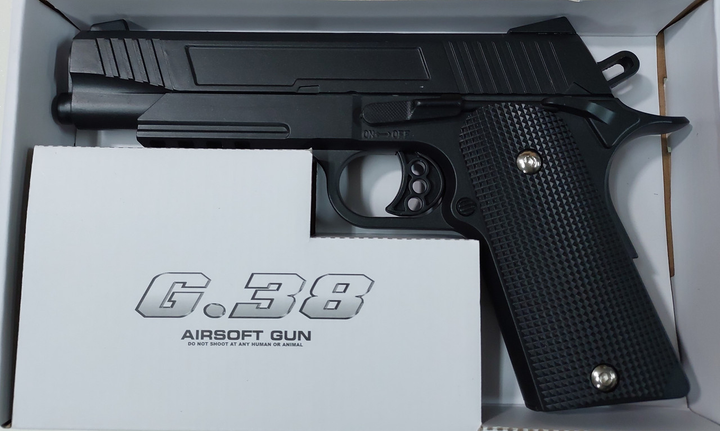 Дитячий іграшковий пістолет Galaxy металевий G.38 - зображення 1